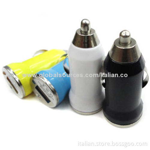 Cheap Price USB In-car Chargers, 5V 1,000mAh Output, OEM and ODM Orders Available